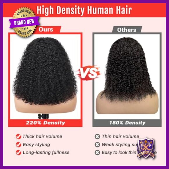 Human Hair Short Bob Wig 10 Inch HD Lace Front Pre Plucked Glueless